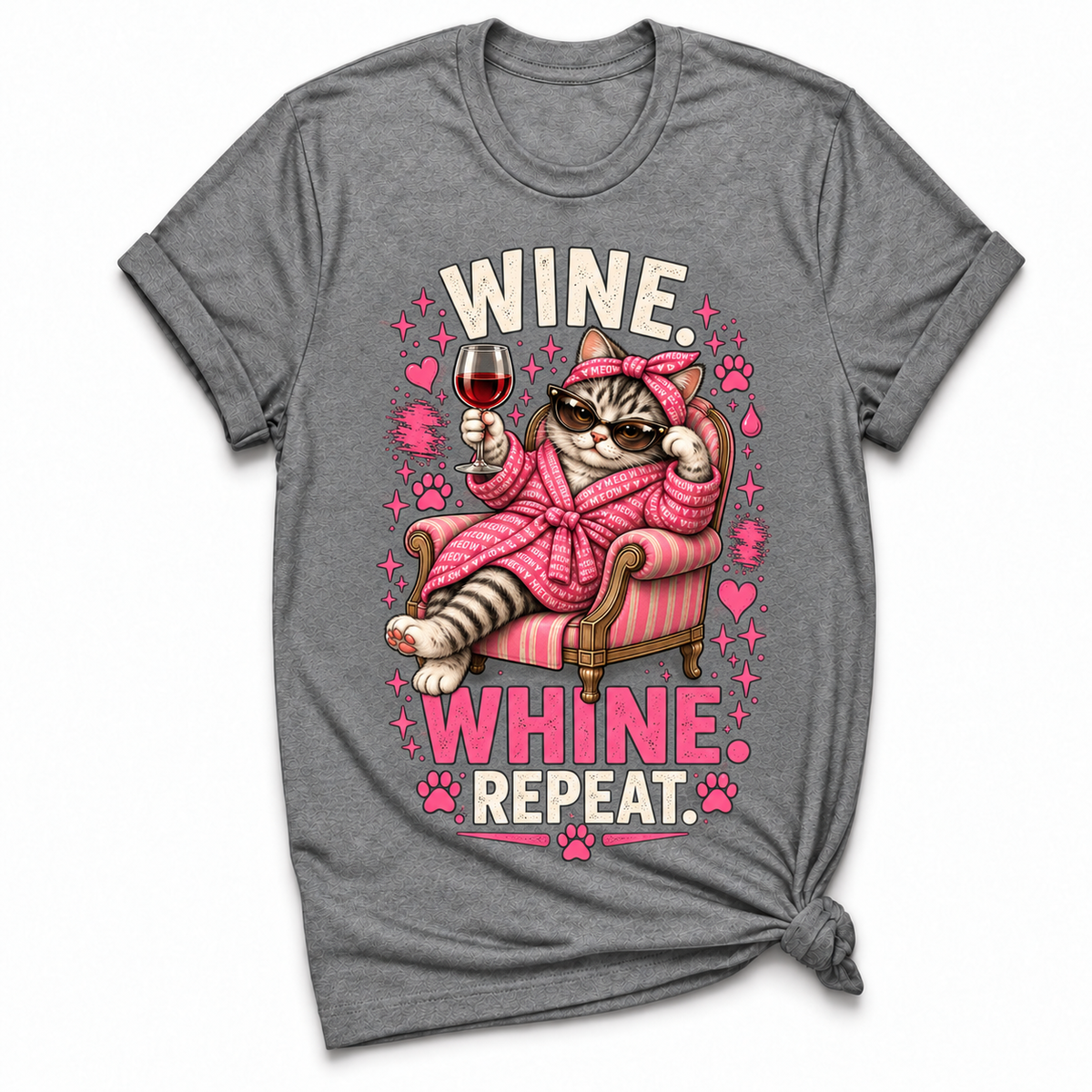 Wine Whine Repeat T-shirt