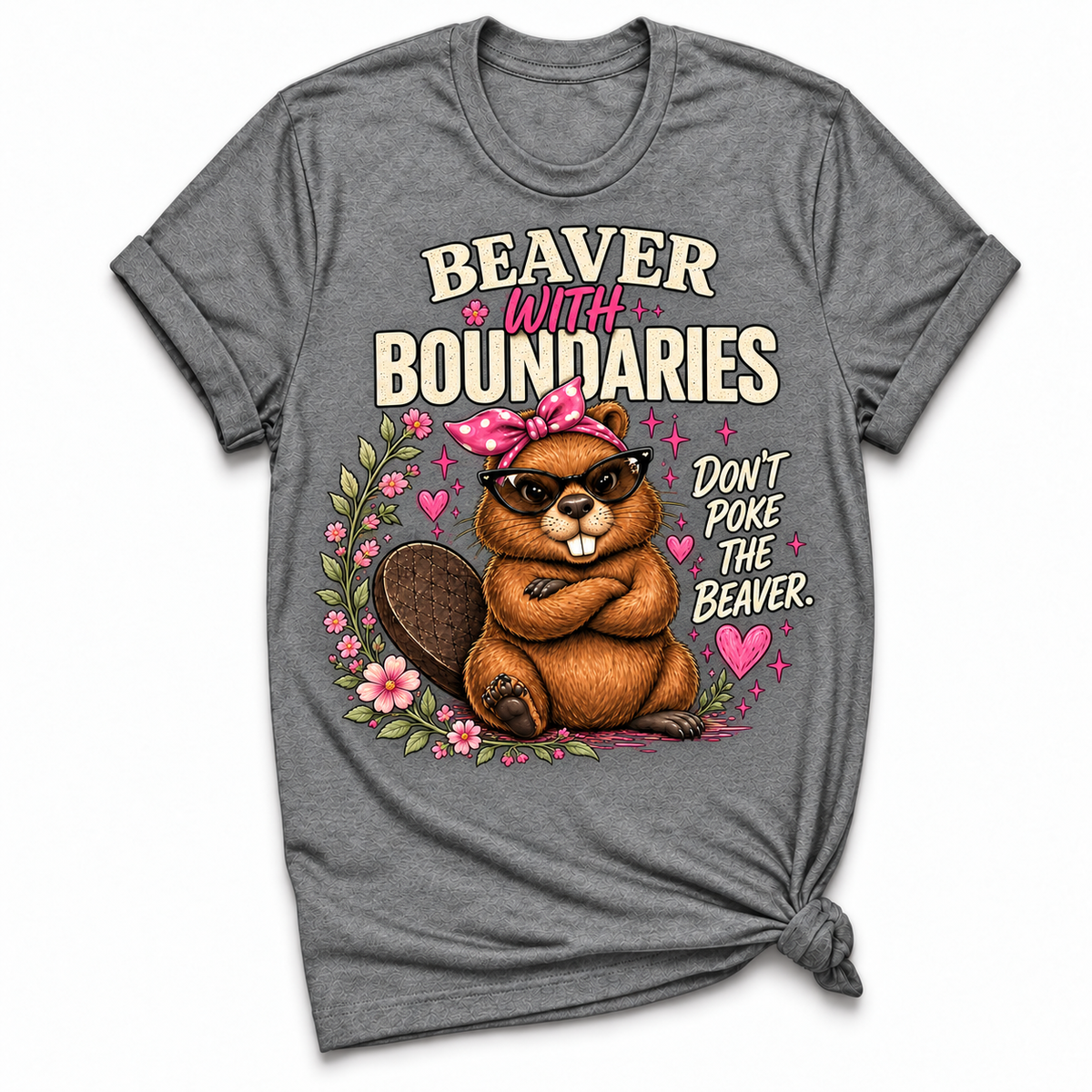 Beaver With Boundaries T-shirt