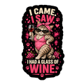 I Came I Saw Sticker