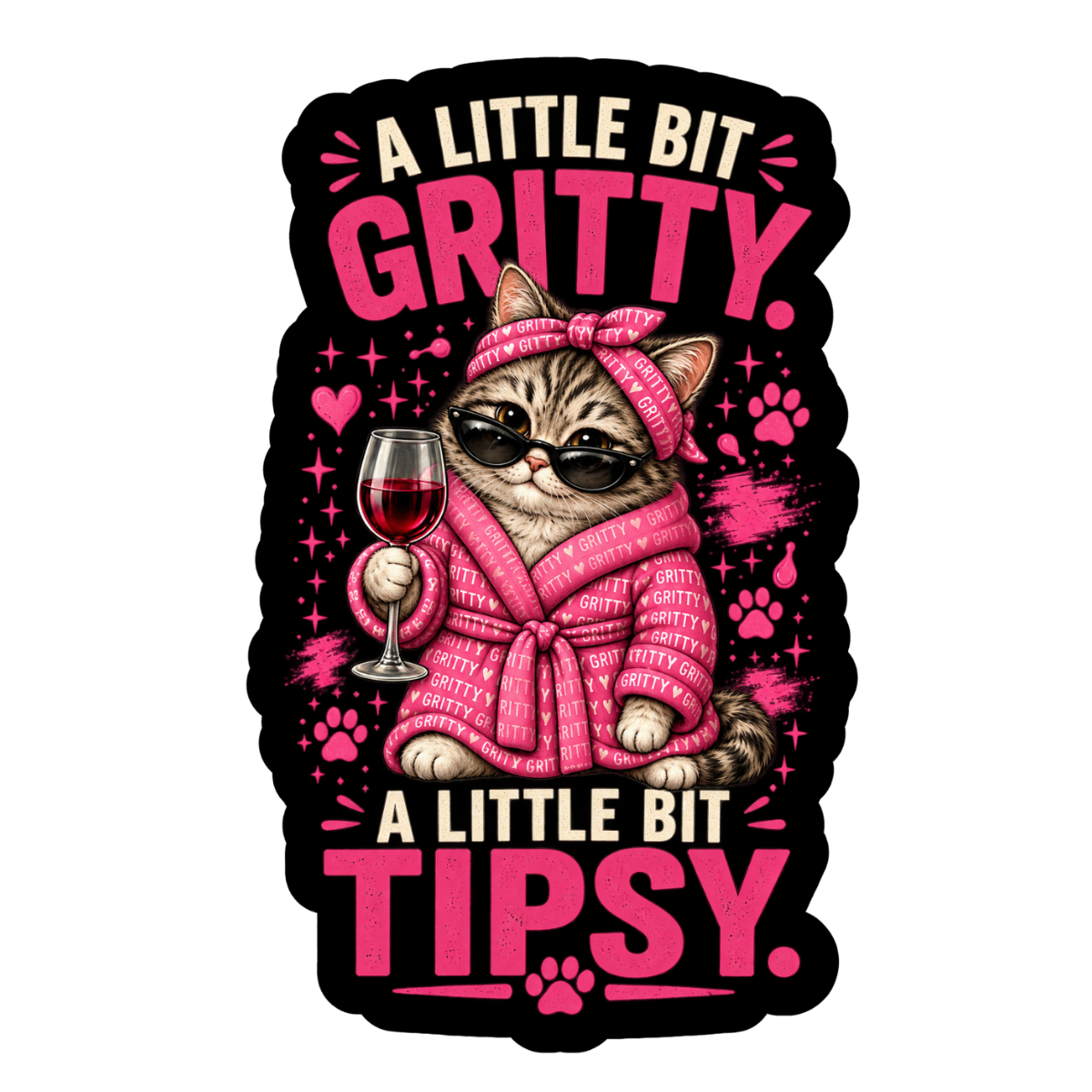 A Little Bit Gritty Sticker