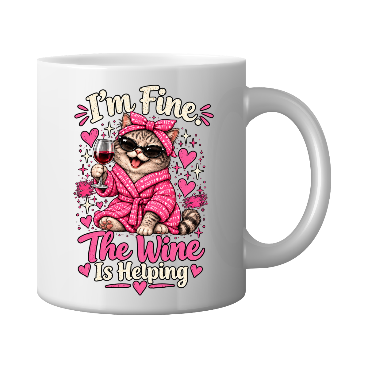 I'm Fine Mug – BORDERLINE BEHAVIOR