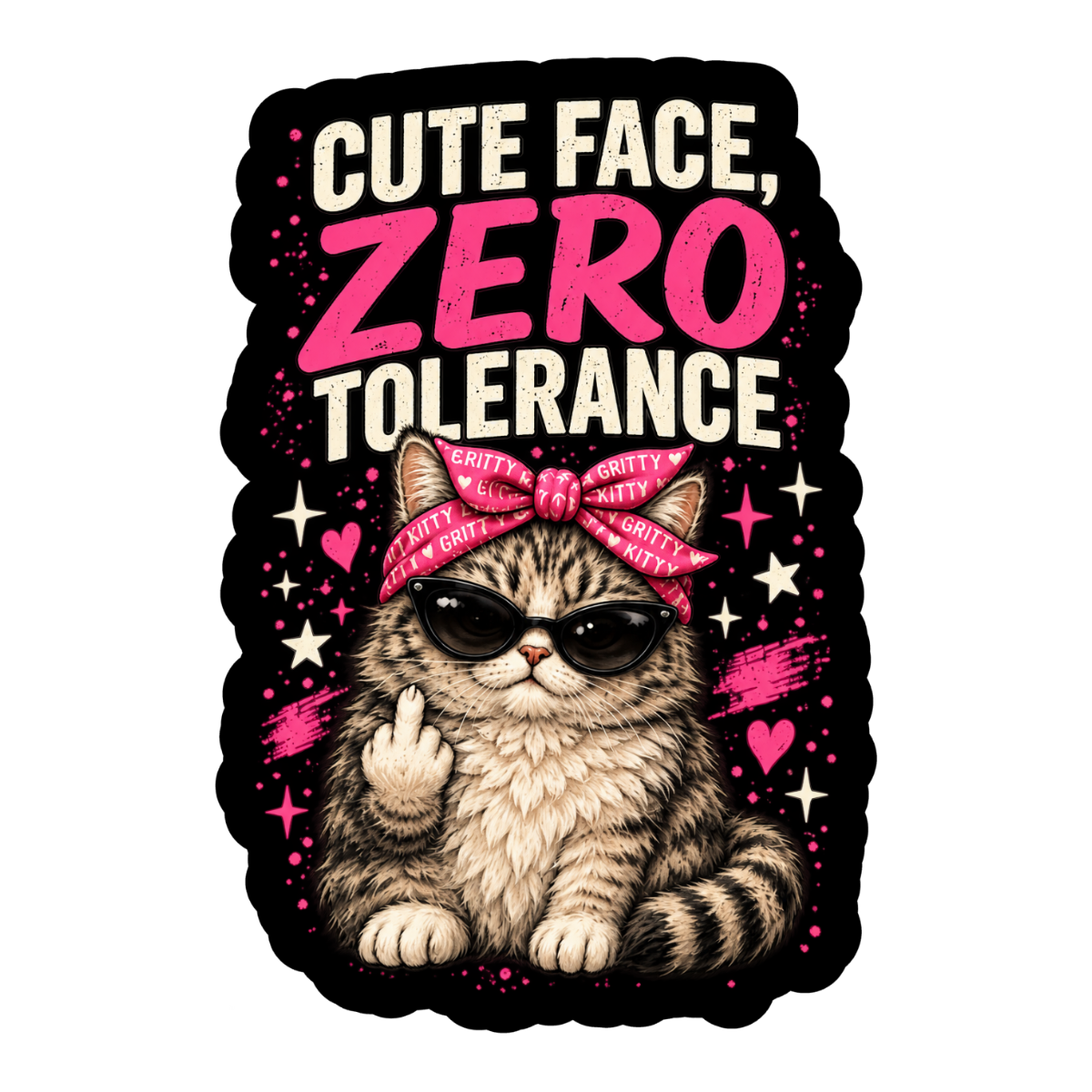 Cute Face Sticker