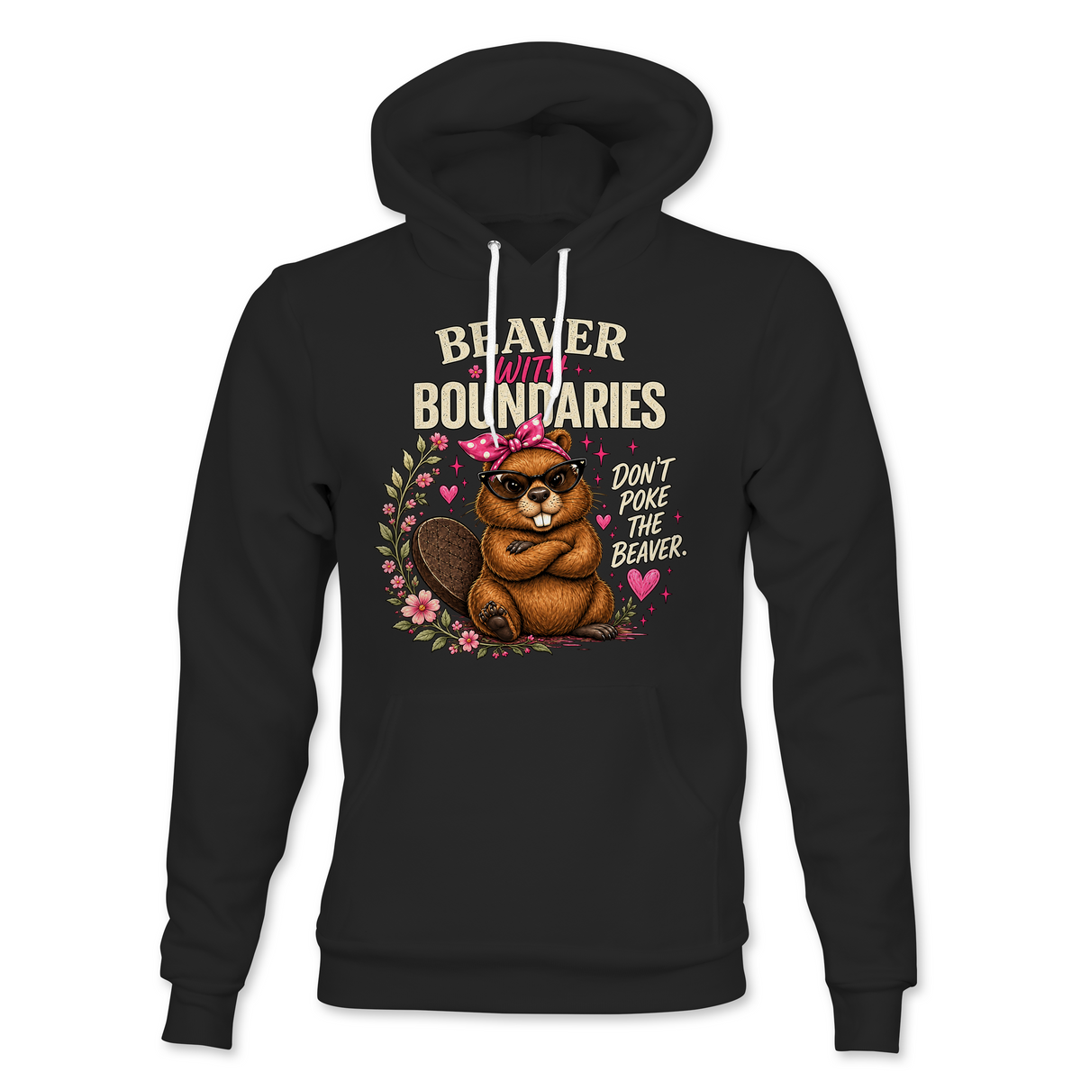 Beaver With Boundaries Hoodie