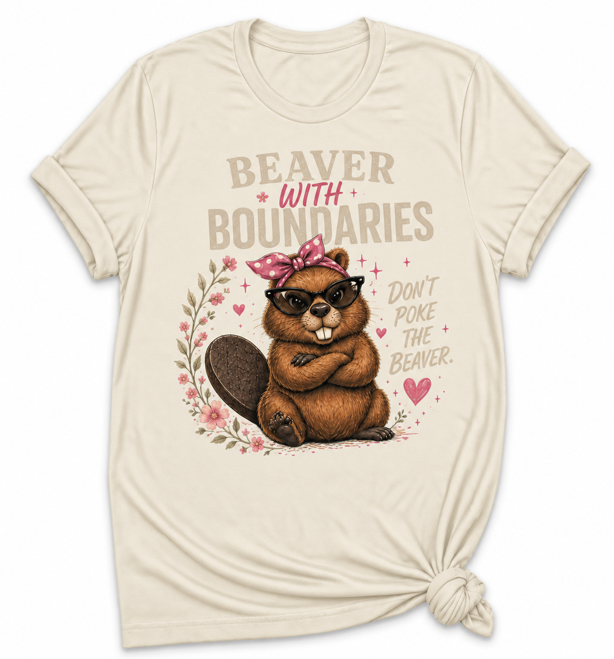 Beaver With Boundaries T-shirt