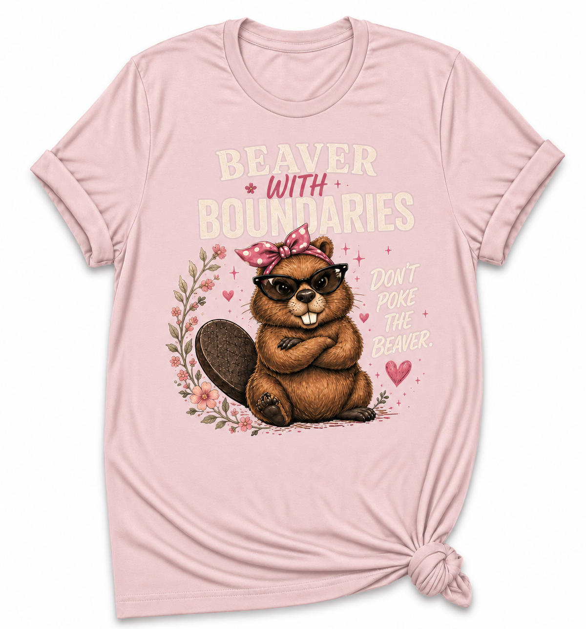 Beaver With Boundaries T-shirt