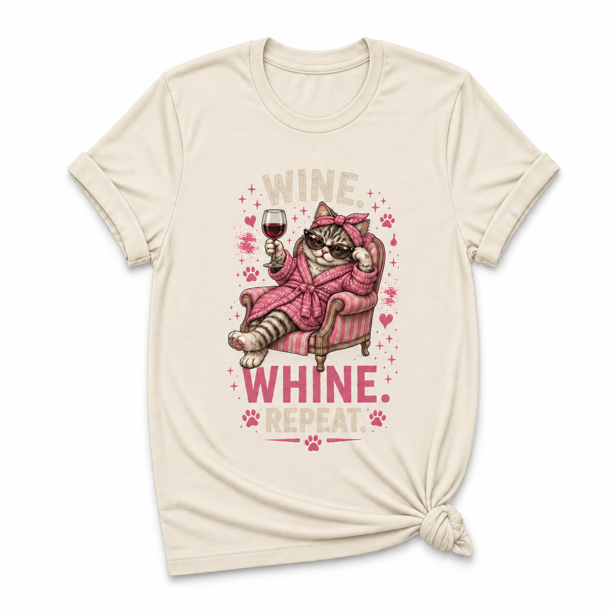 Wine Whine Repeat T-shirt