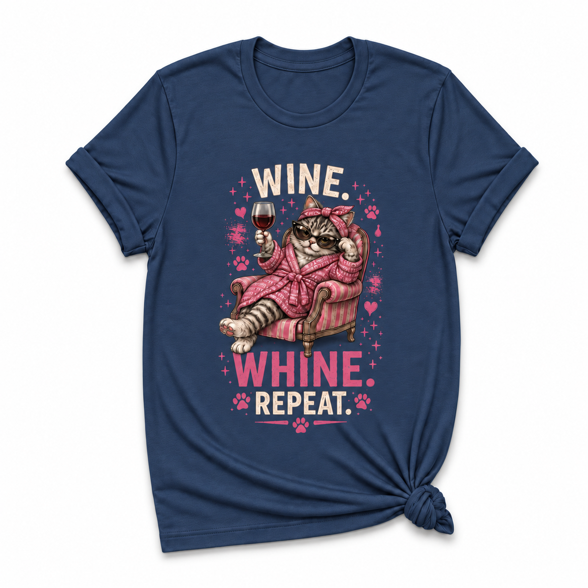 Wine Whine Repeat T-shirt