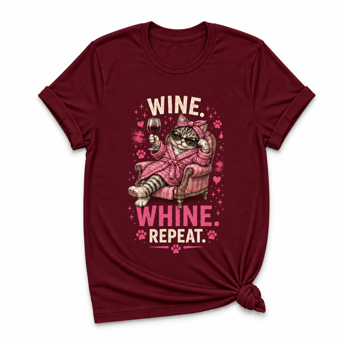Wine Whine Repeat T-shirt
