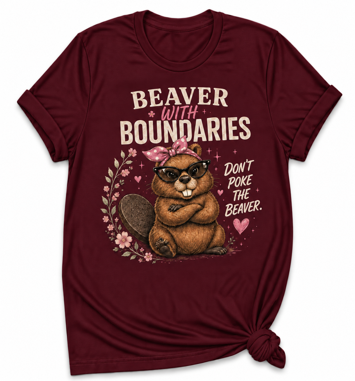 Beaver With Boundaries T-shirt