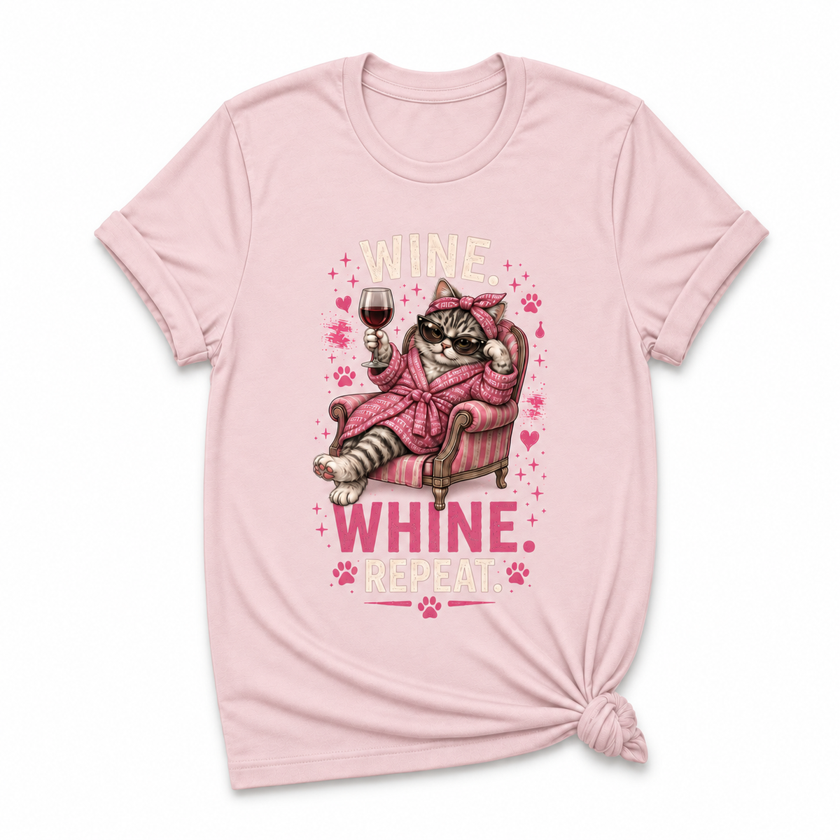 Wine Whine Repeat T-shirt