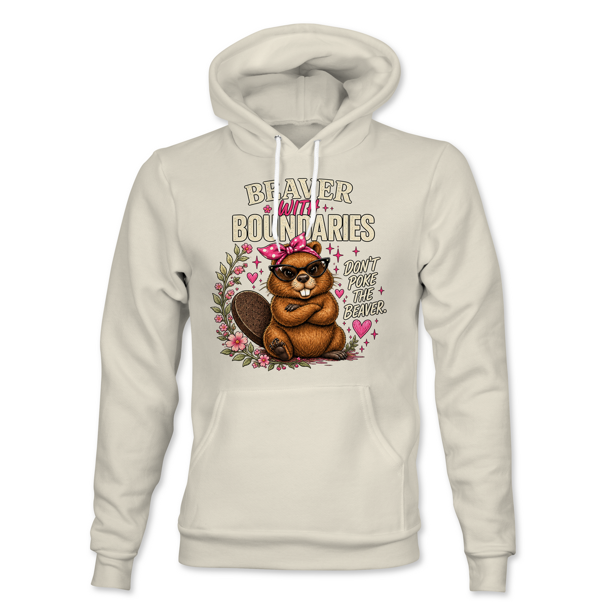 Beaver With Boundaries Hoodie