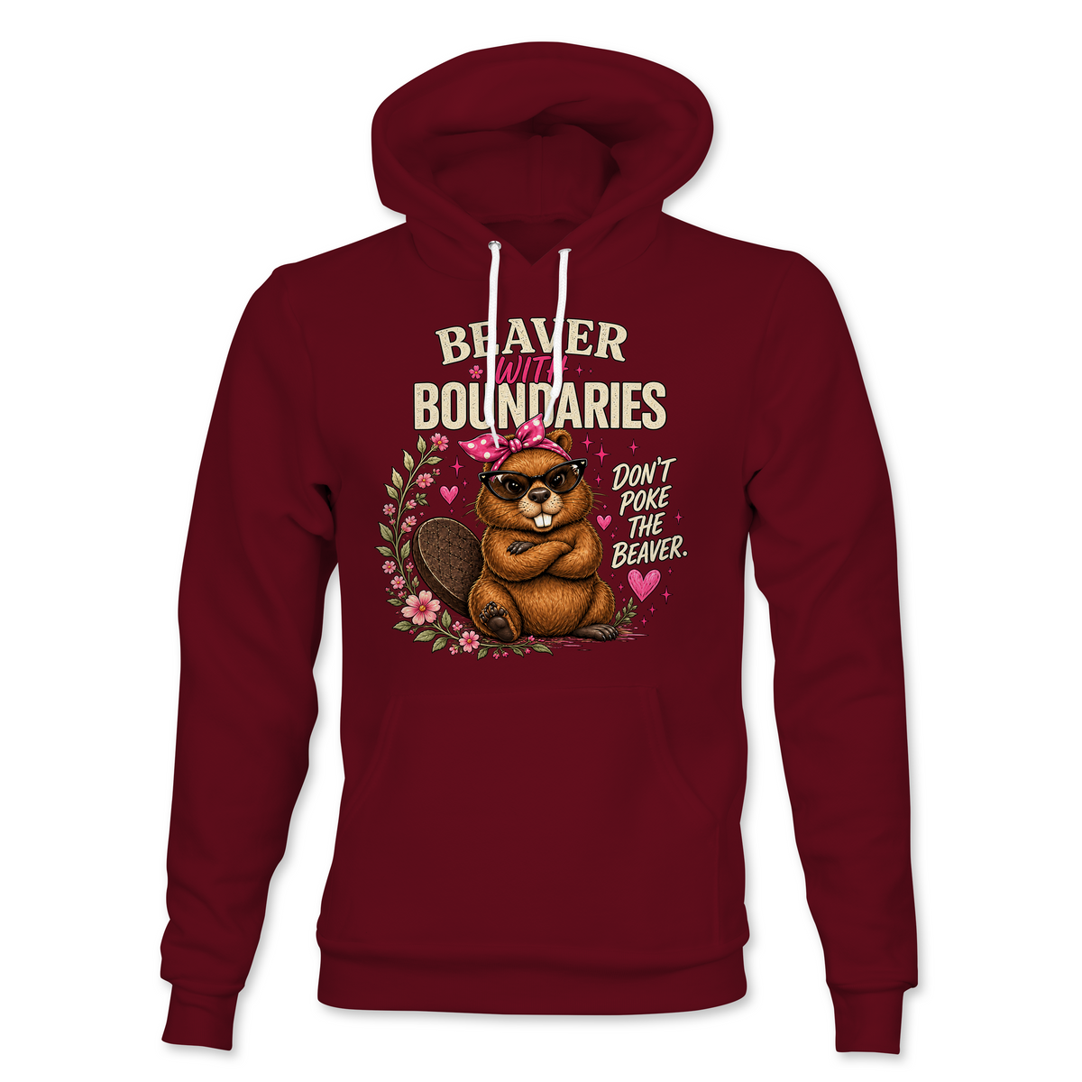 Beaver With Boundaries Hoodie