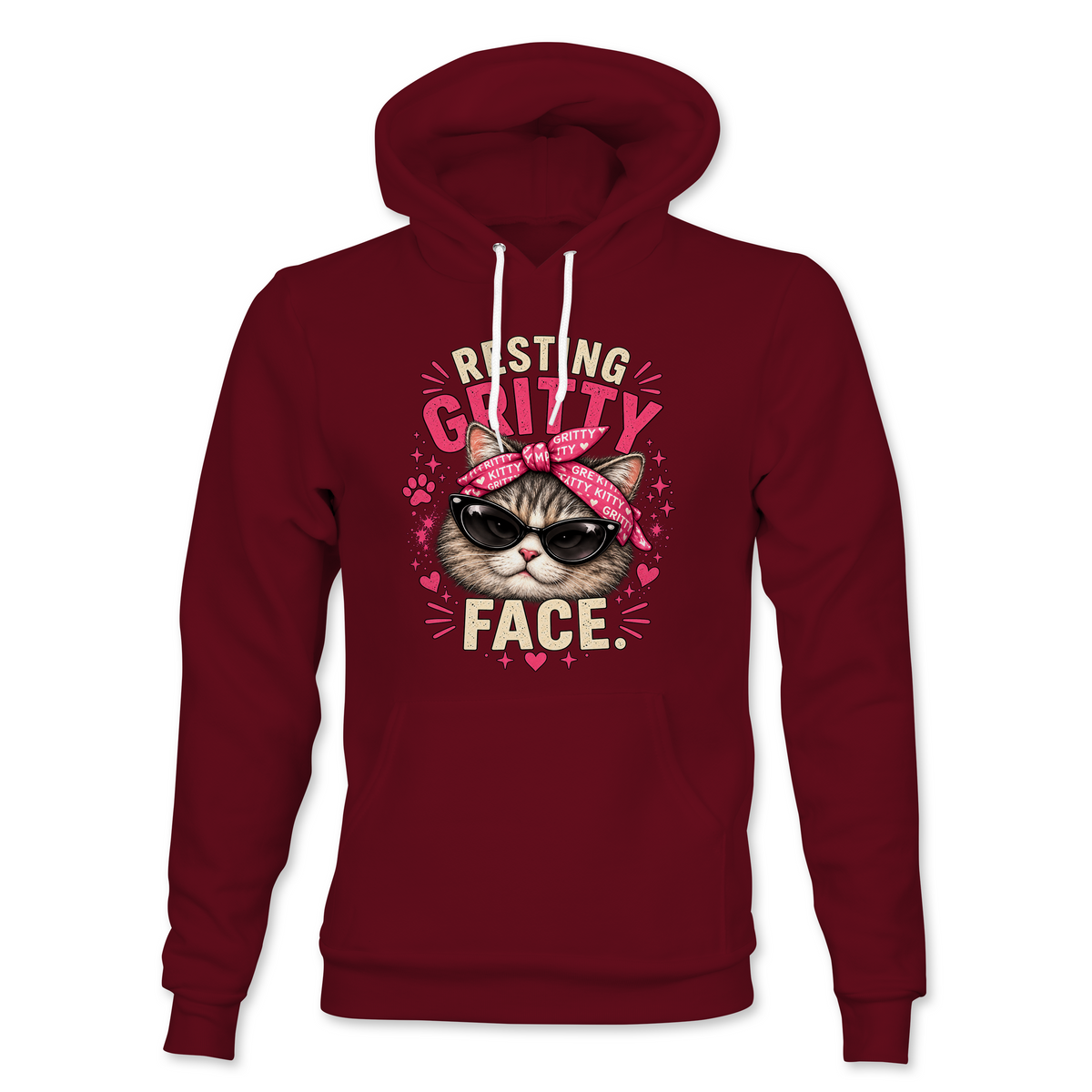 Resting Gritty Face Hoodie