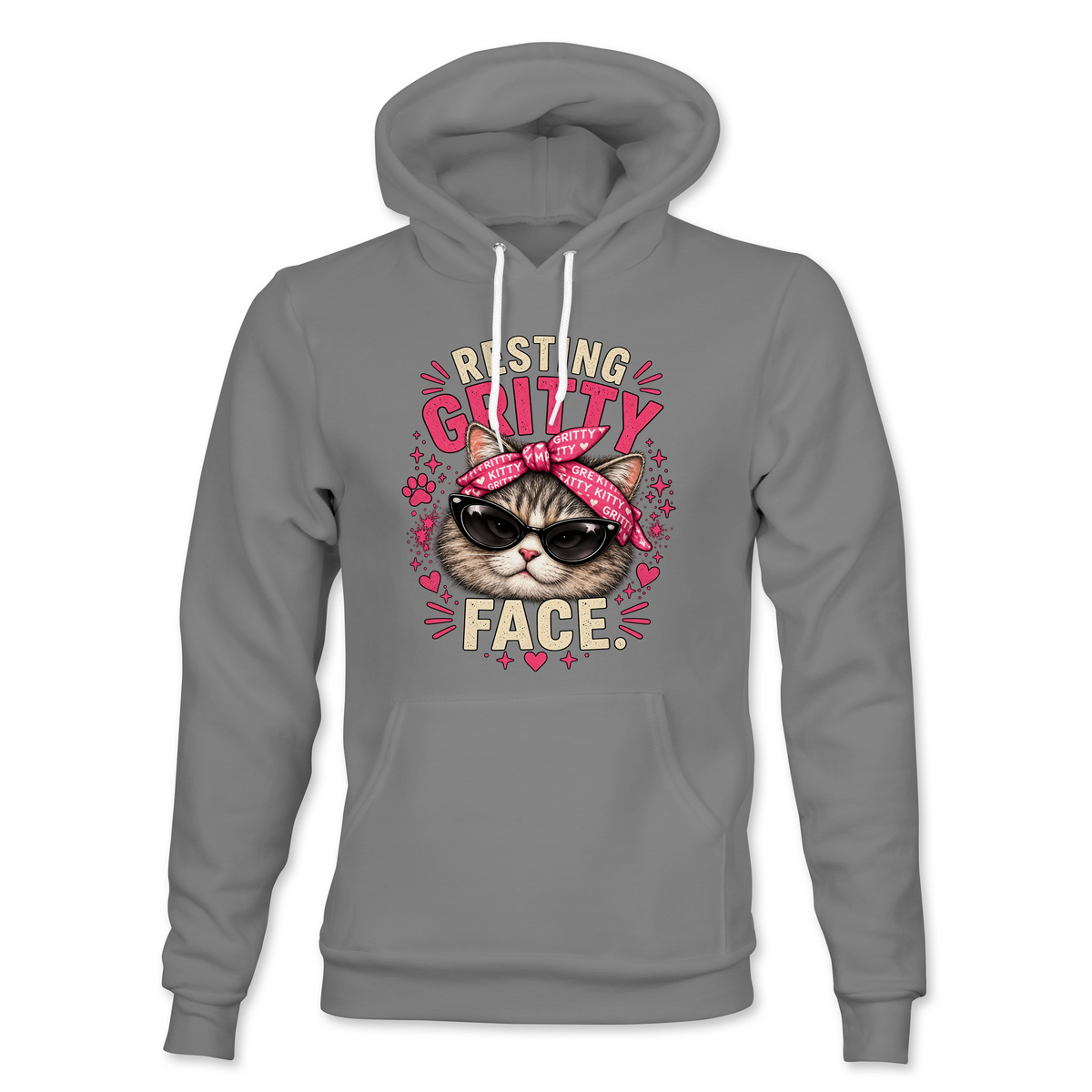 Resting Gritty Face Hoodie
