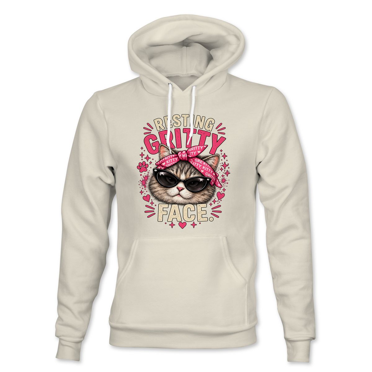 Resting Gritty Face Hoodie