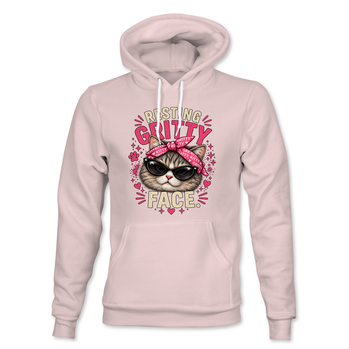 Resting Gritty Face Hoodie